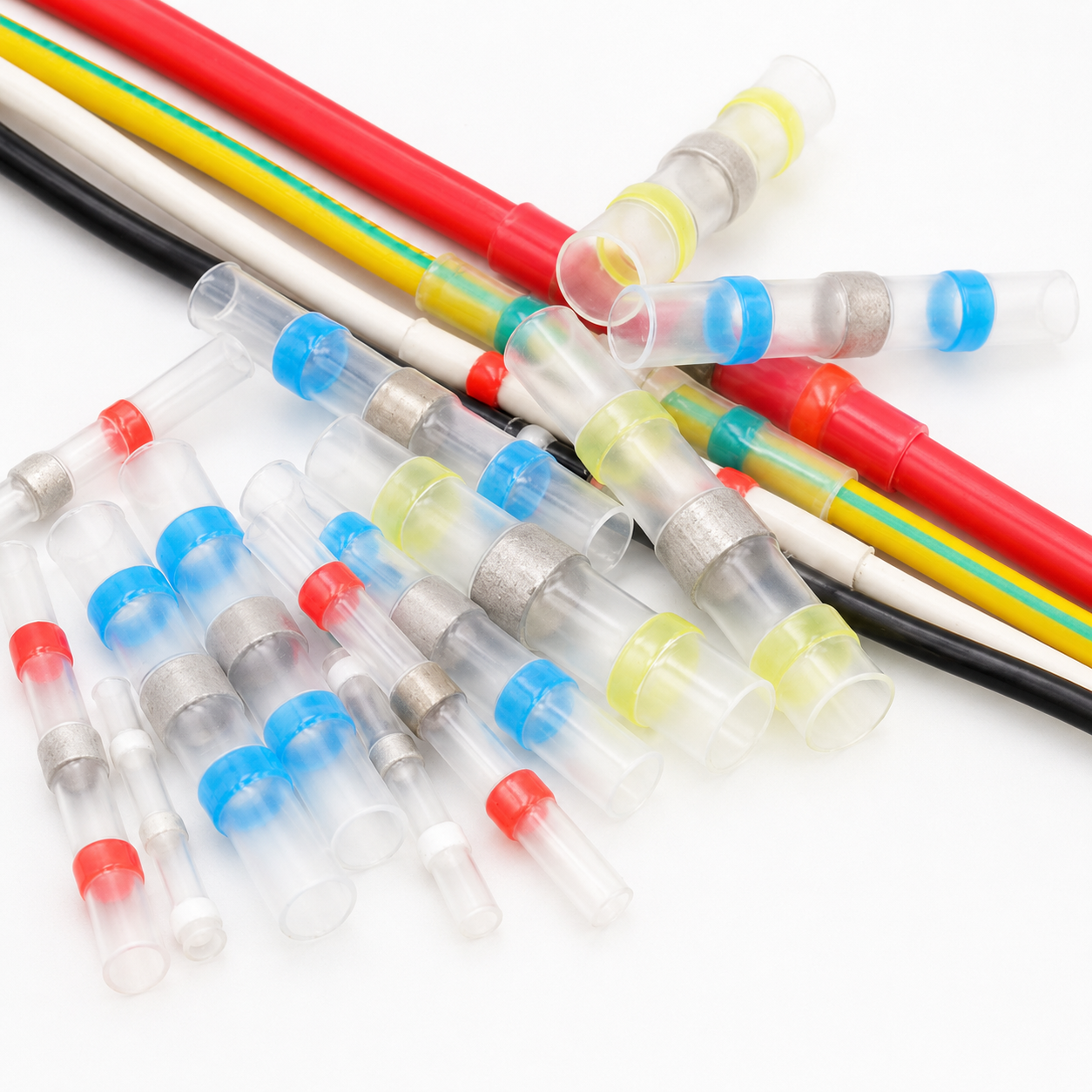 Kit de Conectores Termorretráctiles para Empalme de Cables