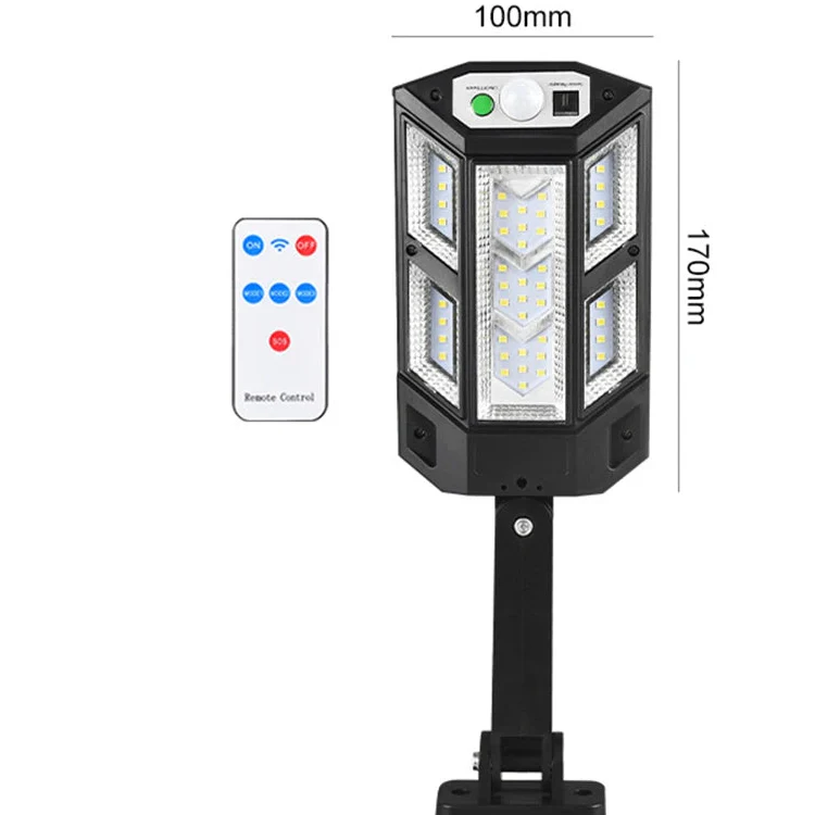 Lámpara Solar con Sensor de Movimiento — Impermeable
