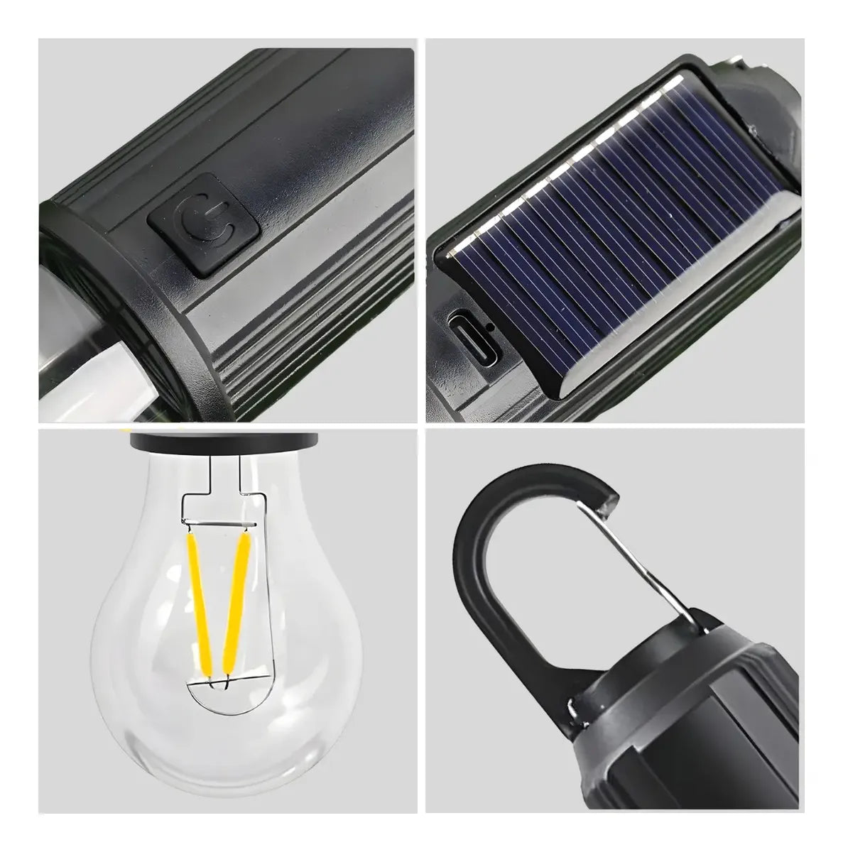 Lámpara Solar Ultra Potente a Prueba de Agua
