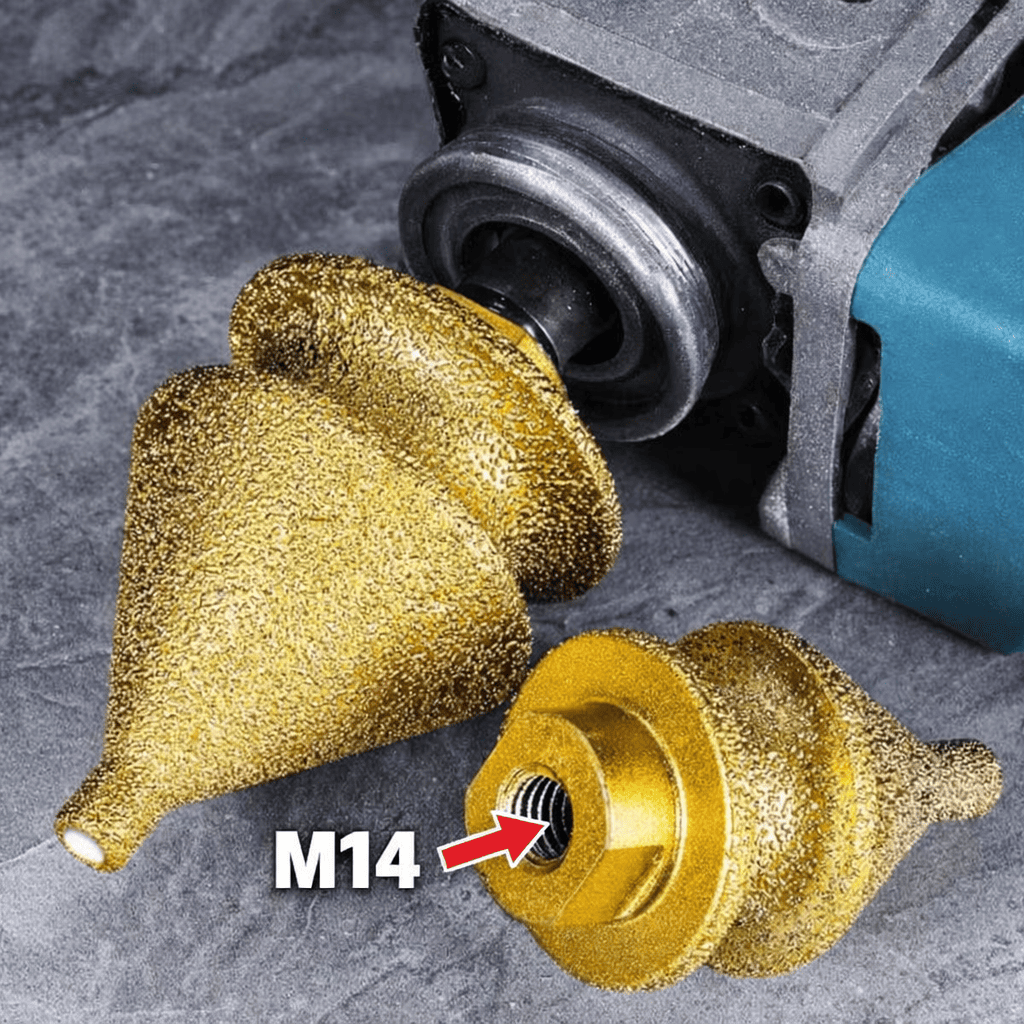 Kit Broca Diamantada Ajustable + Guía de Perforación 360°