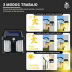 Lámpara Solar LED de Pared