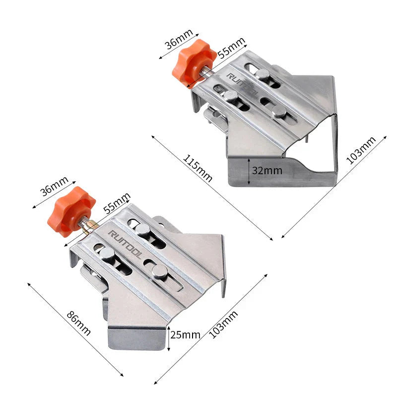 Abrazadera de Ángulo Recto 90°