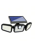 Reflector Solar de 3 Lámparas con Sensor de Movimiento