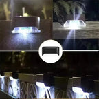 Lámpara Solar con Sensor para Escaleras y Jardín