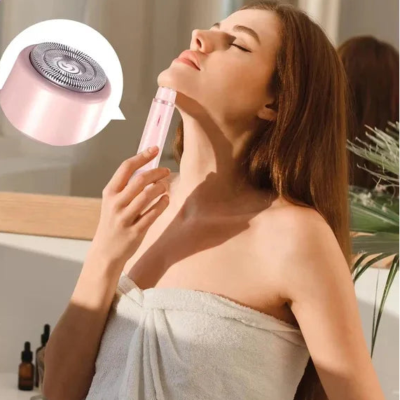 Depiladora Eléctrica Femenina 2 en 1 Impermeable