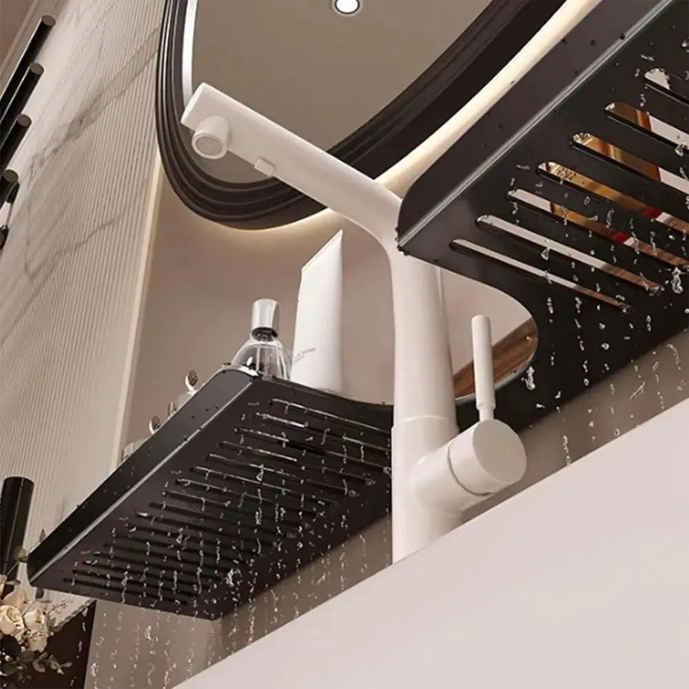 Repisa con Ventosa Acabado Nogal