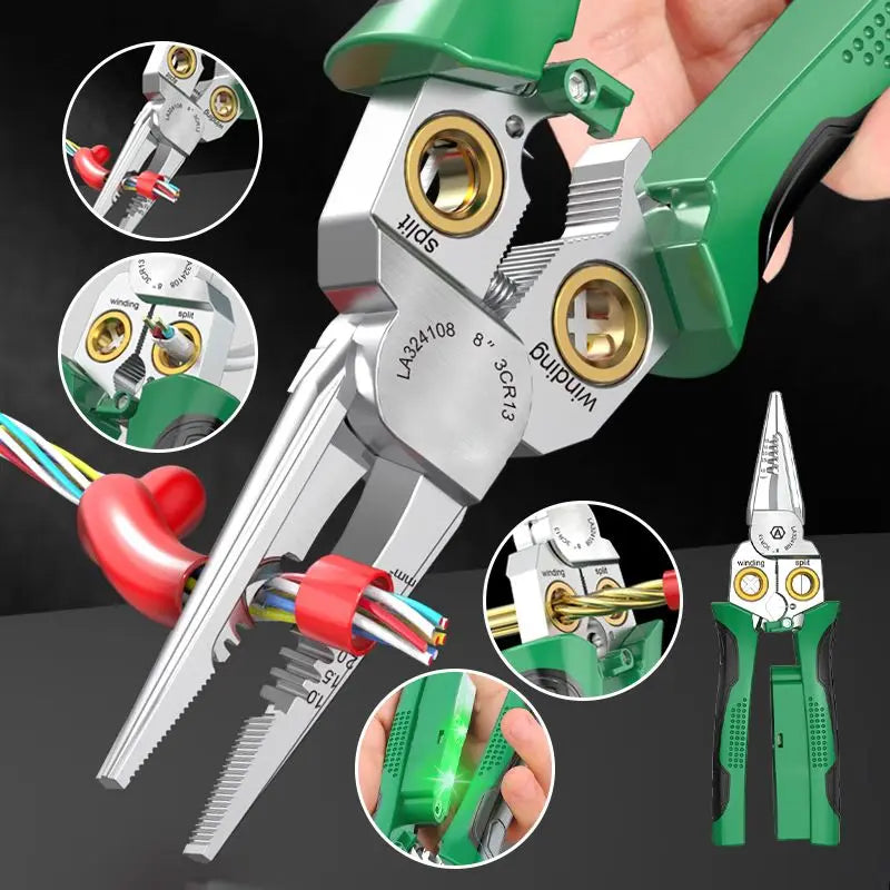 Pinza Pelacables Multifuncional 7 en 1