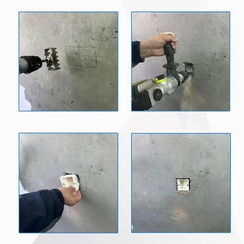 Broca de Apertura para Encastre de Enchufes