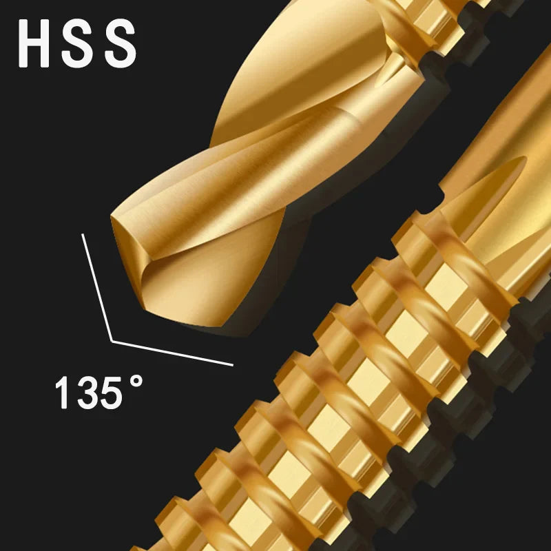 Juego de Brocas Serradas HSS – Kit de 6 Piezas