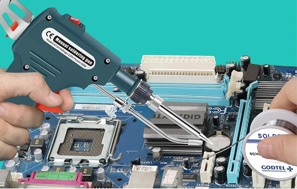 Pistola de Soldadura Eléctrica Automática 60W