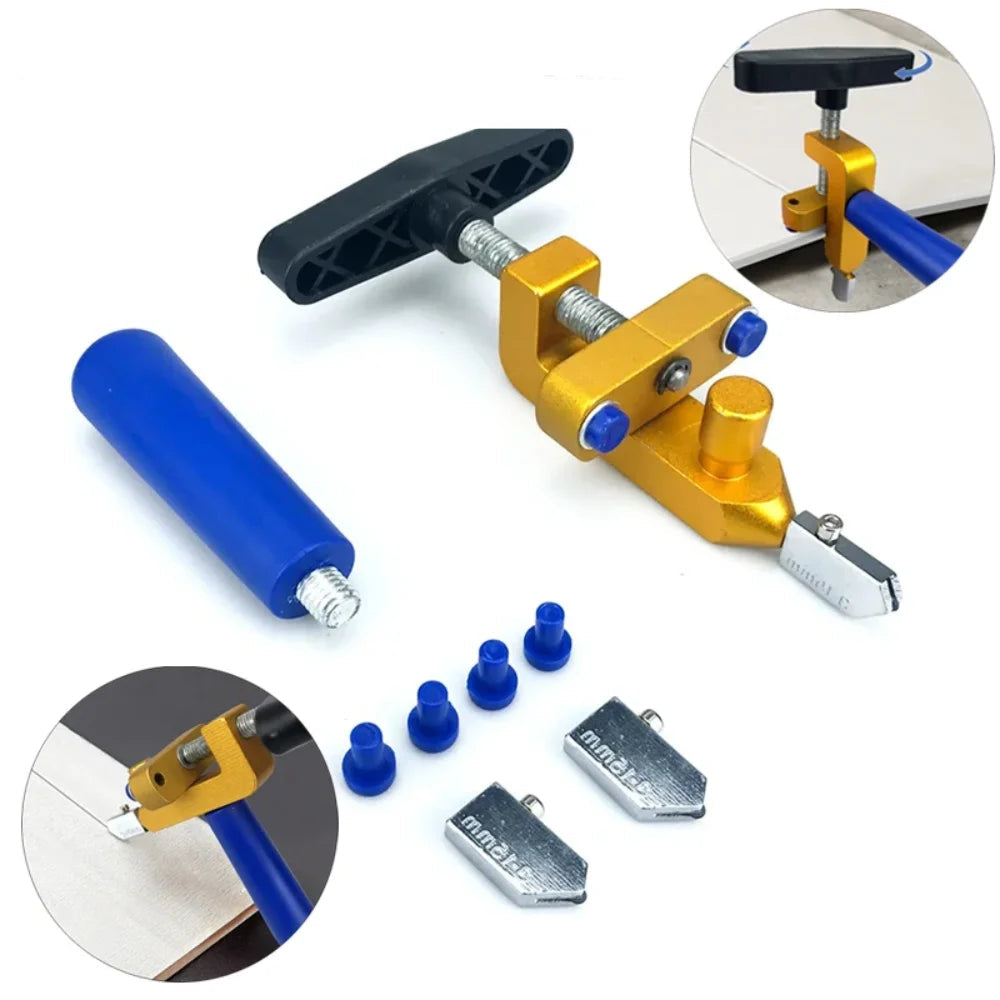 Cortador Profesional 2 en 1 para Vidrio, Azulejo y Porcelanato