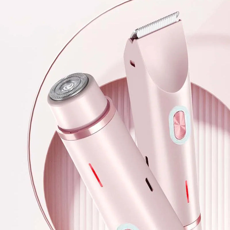 Depiladora Eléctrica Femenina 2 en 1 Impermeable