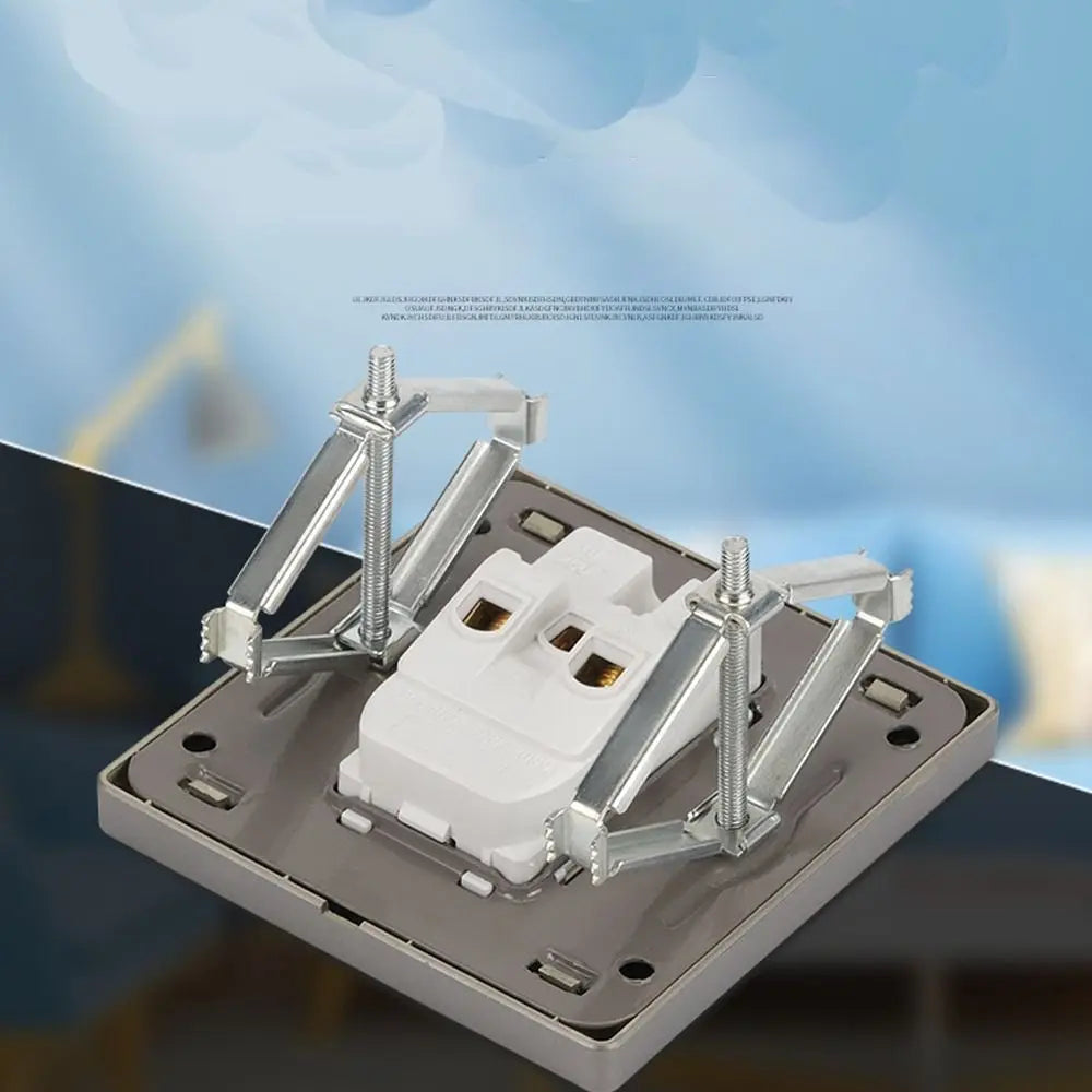 Soporte metálico para caja eléctrica