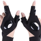 Par de Guantes con Luz LED Impermeable