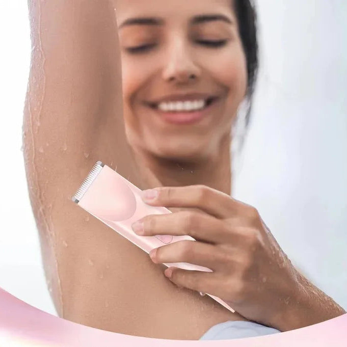 Depiladora Eléctrica Femenina 2 en 1 Impermeable