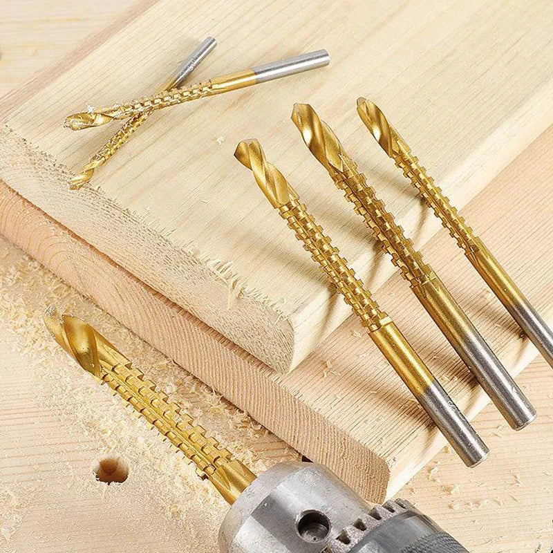 Juego de Brocas Serradas HSS – Kit de 6 Piezas