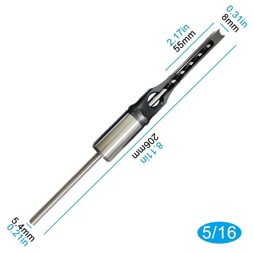 Kit Profesional Brocas Cuadradas Carpintero