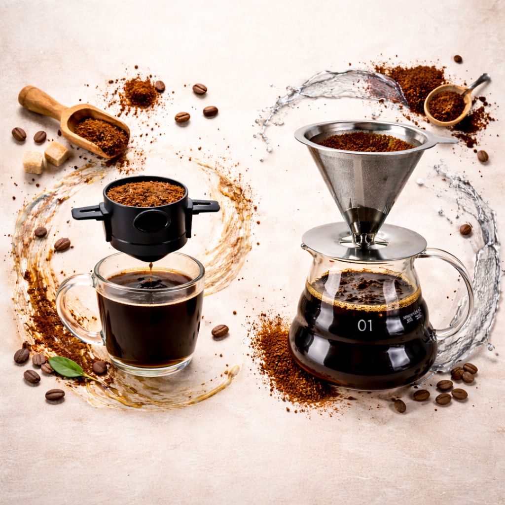 Kit de Filtros de Café de Acero Inoxidable