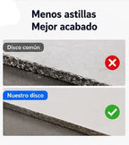 5 Discos Diamantados Ultrafinos para Cortar Múltiples Materiales + Kit de 3 Brocas Serrilladas